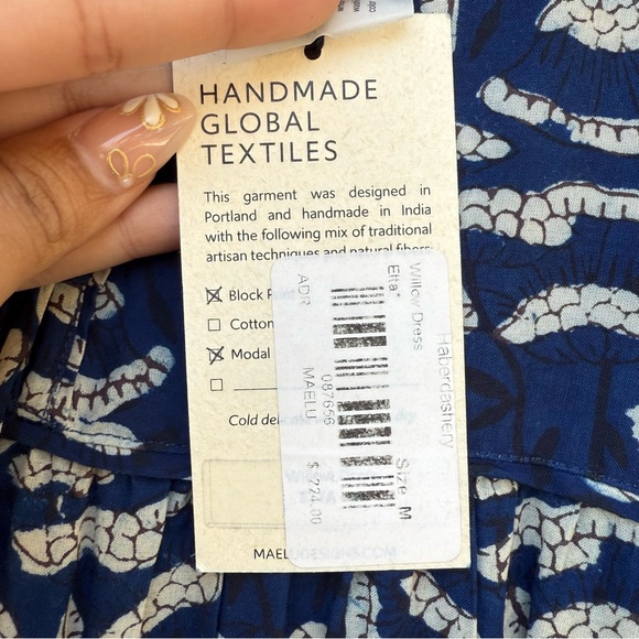 Maelu Willow Modal Midi Dress in Etta Print NWT Size Medium - Picture 3 of 5